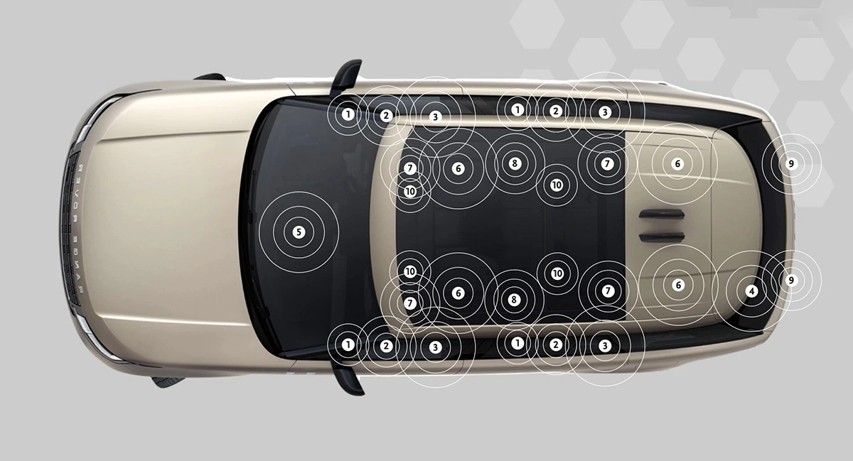 meridian surround system land rover